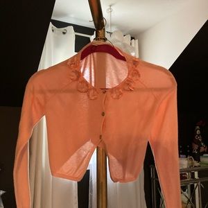 Girls Pretty Pink Sweater Never Worn sz Small